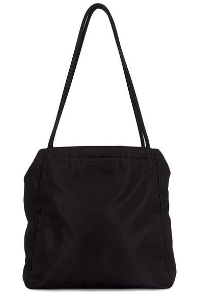 FWRD Renew Prada Tessuto Tote Bag in Black