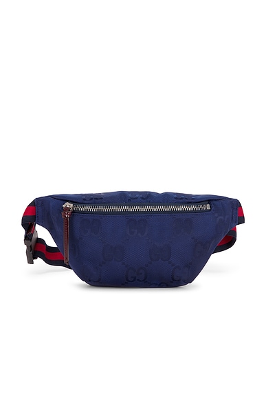 FWRD Renew Gucci Kid's Belt Bag in Blue