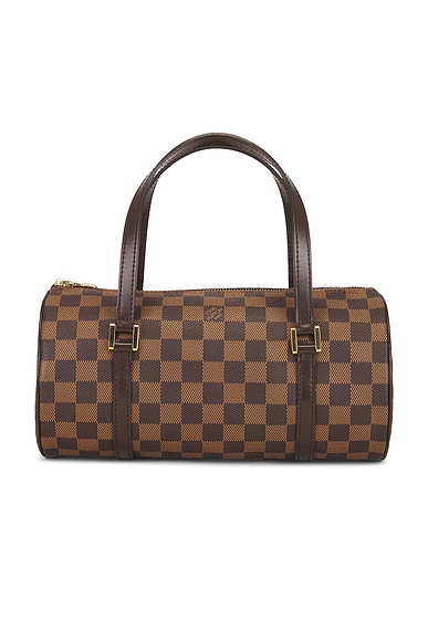 FWRD Renew Louis Vuitton Damier Ebene Papillon 26 Handbag in Brown