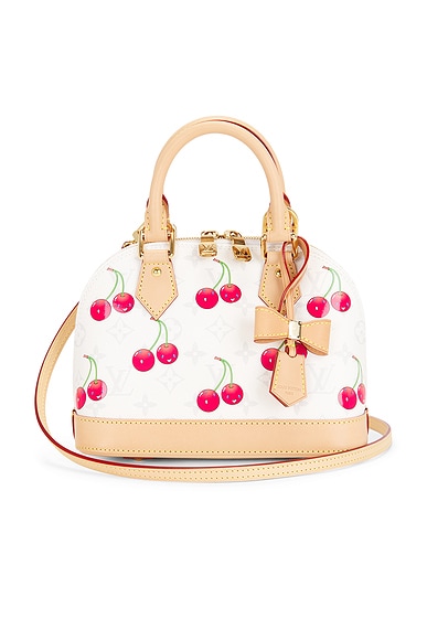 Louis Vuitton X Takashi Murakami Monogram Cerises Alma BB Handbag