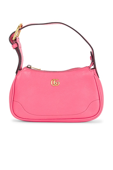 FWRD Renew Gucci Mini Aphrodite Shoulder Bag in Pink