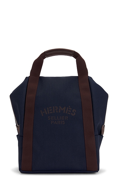 FWRD Renew Hermes Sac De Pansage Groom Backpack in Blue