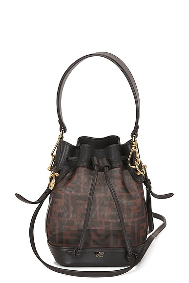 Fendi Mesh F Is Fendi Ff 1964 Mini Mon Tresor Bucket Bag