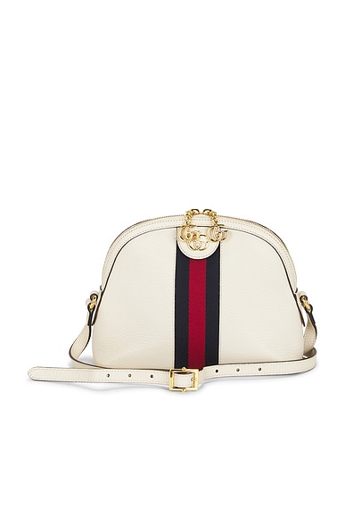 FWRD Renew Gucci Ophidia Shoulder Bag in White