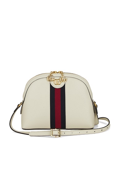 FWRD Renew Gucci Ophidia Shoulder Bag in White