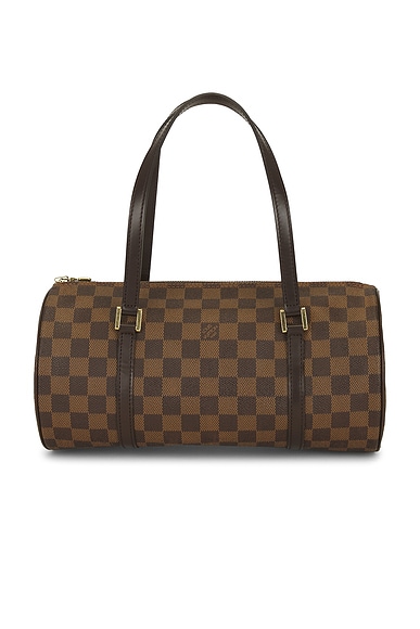FWRD Renew Louis Vuitton Damier Ebene Papillon 30 Handbag in Brown