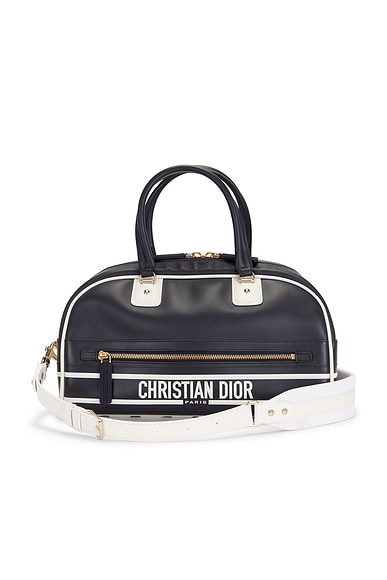FWRD Renew Dior Vibe Bowling Bag in Black