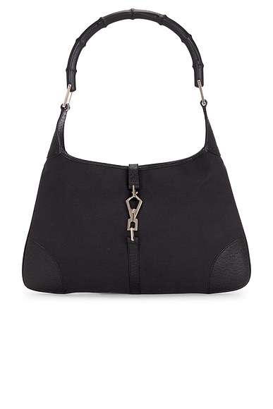 FWRD Renew Gucci Jackie Kandinsky Hobo Bag in Black