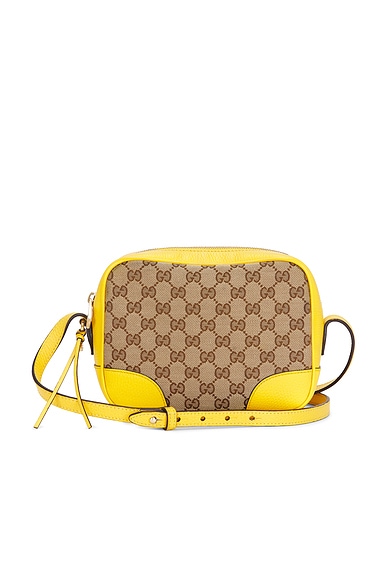 FWRD Renew Gucci Mini Bree Messenger Bag in Yellow