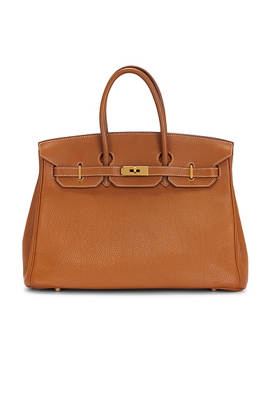 Hermes Togo Birkin 35 Retourne Handbag