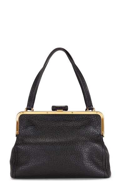 Prada Berlino Cerniera Frame Shoulder Bag