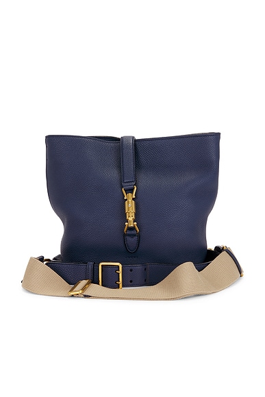 FWRD Renew Gucci Jackie Shoulder Bag in Blue