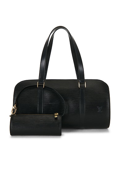 FWRD Renew Louis Vuitton Epi Soufflot Handbag in Black