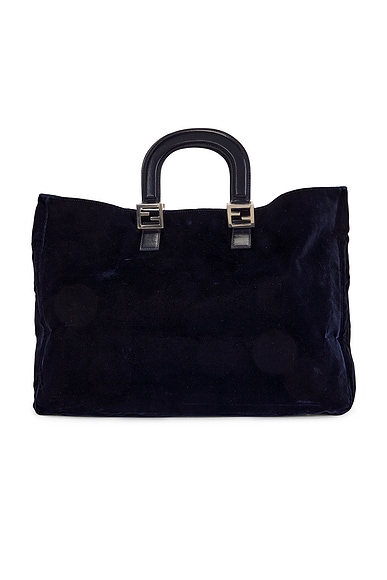 FWRD Renew Fendi Handbag in Blue
