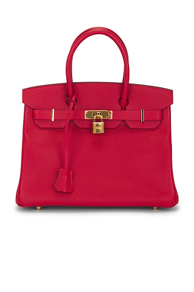 FWRD Renew Hermes Epsom Birkin 30 Handbag in Rogue Casaque
