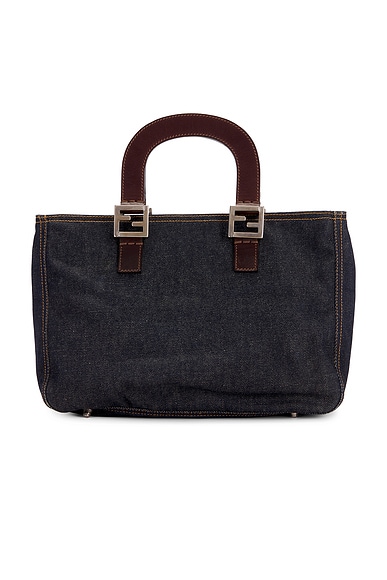 FWRD Renew Fendi Handbag in Blue