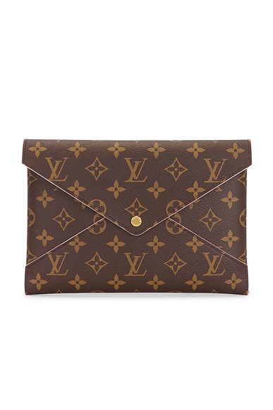 FWRD Renew Louis Vuitton Monogram Kirigami GM Pochette in Brown