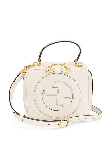 FWRD Renew Gucci Blondie NM Handbag in White