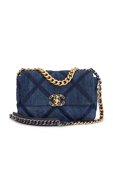 Chanel Denim Medium 19 Flap Bag