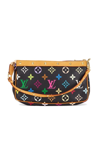 FWRD Renew Louis Vuitton Monogram Pochette Accessoires Shoulder Bag in Black