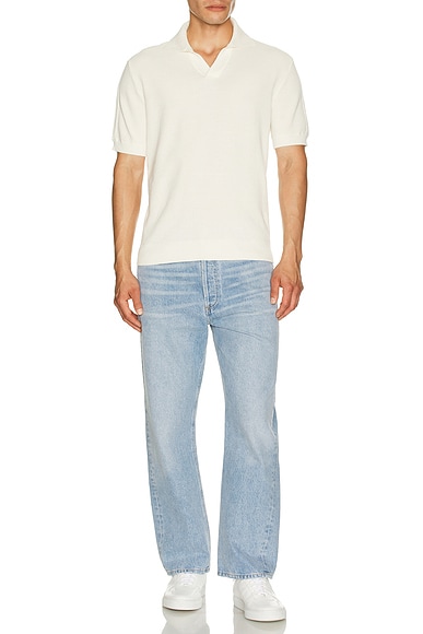 Rino STR Salt And Pepper Stitch Polo