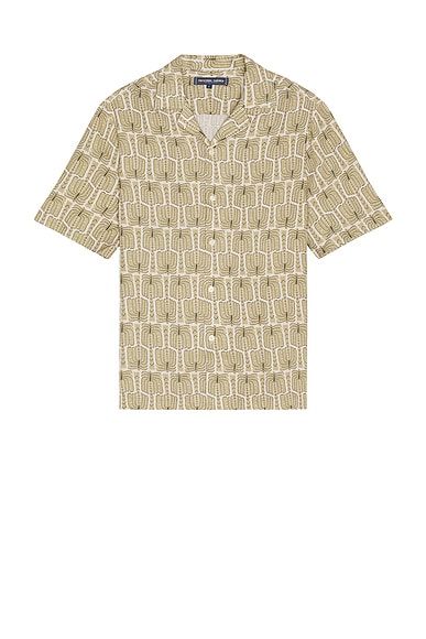 Sacai Sun Surf Diamond Head Shirt in Khaki | FWRD