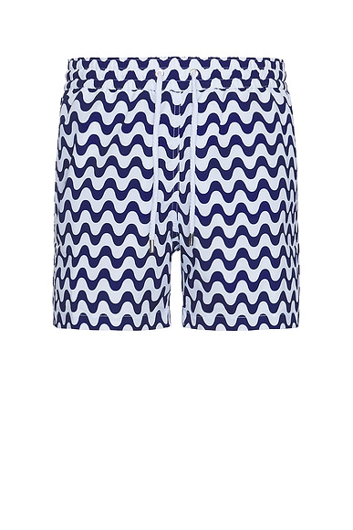 Frescobol Carioca Copacabana Sport Swim Shorts In Navy Blue