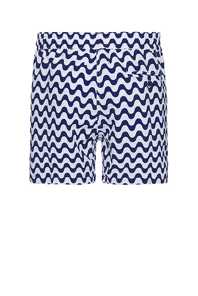 Shop Frescobol Carioca Copacabana Sport Swim Shorts In Navy Blue