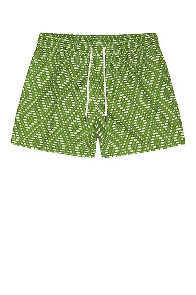 Rio Swim Short Raffia Angra Print