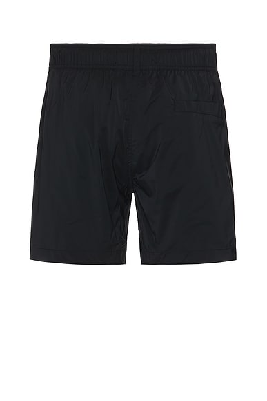 Shop Frescobol Carioca Salvador Elasticated Swimshorts In Black