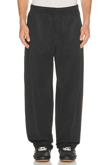 Fred Perry Canvas Track Pant in Black