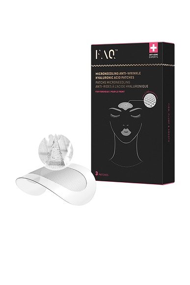 FAQ Microneedling Anti-wrinkle Hyaluronic Acid Patches For Forehead 3 Pack