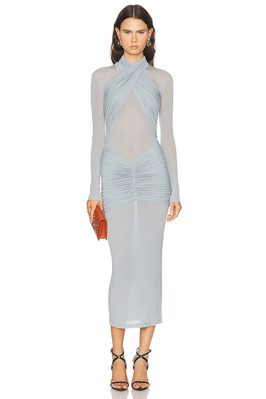 Françoise Odessa Dress in Chrome