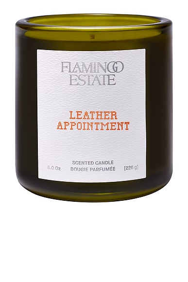 Flamingo Estate Leather Appointment 8oz Candle