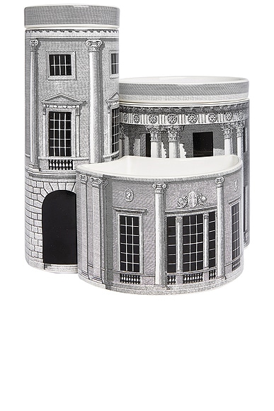 FORNASETTI Architettura Triptych Candle Set