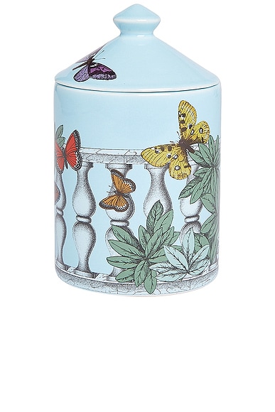 FORNASETTI Farfalle E Balaustra Small Candle