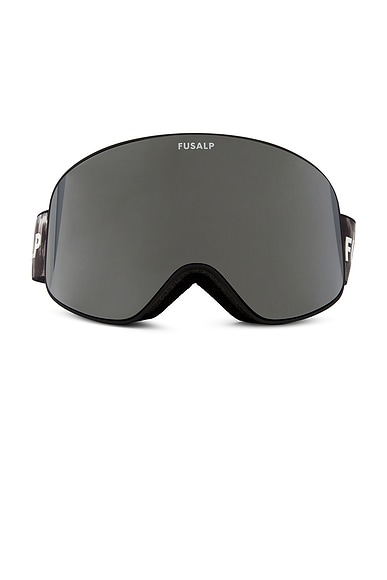 Fusalp Matterhorn Ski Goggles in Noir & Leopard Flou Savane