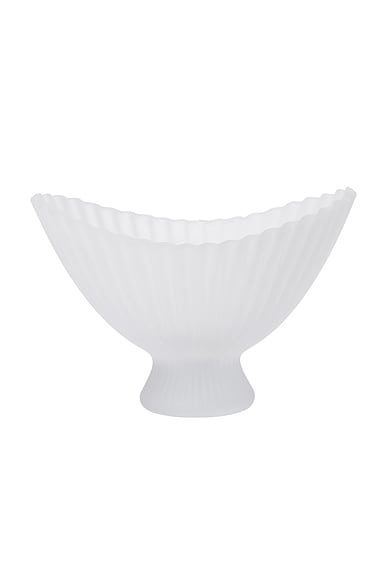 Ferm Living Fountain Glass Bowl in Frosted