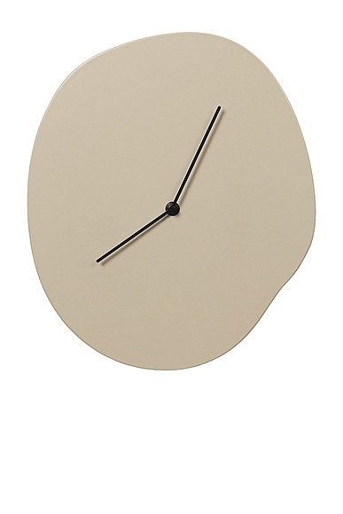 Ferm Living Melt Wall Clock in Cashmere