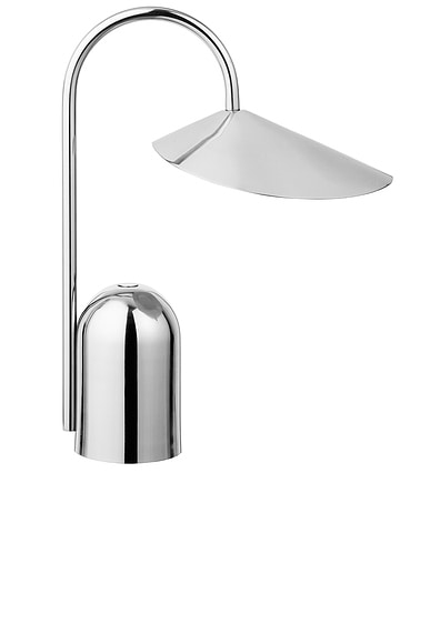 Ferm Living Arum Portable Lamp in Stainless Steel