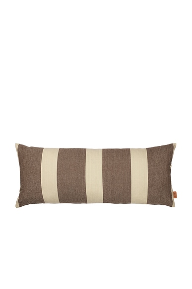 Ferm Living Strand Cushion in Carob Brown & Parchment