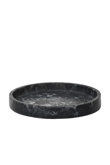 Ferm Living Mist 020 Round Tray in Charcoal