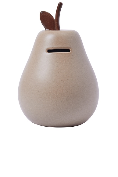 Ferm Living Pear Money Bank in Cashmere