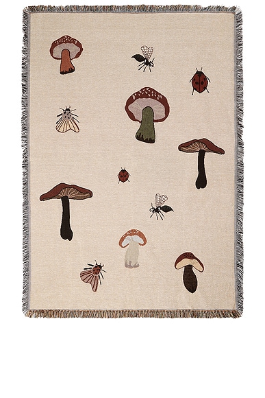 Ferm Living Forest Tapestry Blanket in Sand