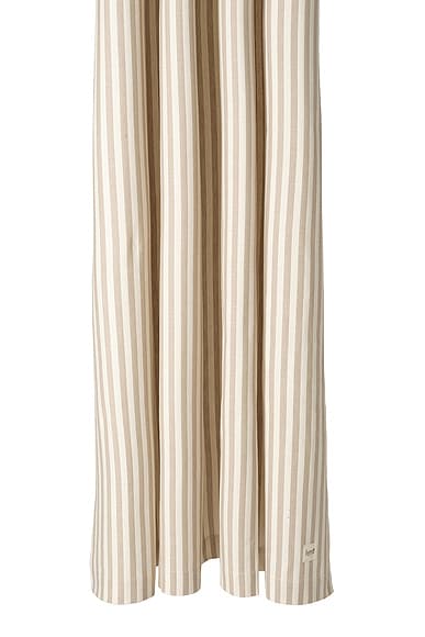 Ferm Living Chambray Shower Curtain in Sand & Off White