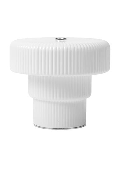 Ferm Living Ripple Portable Lamp in White