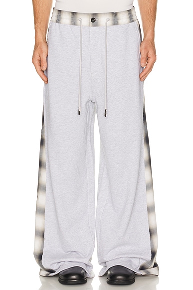 Patched Panel Jersey Trousers