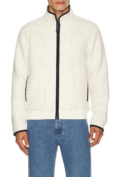 Gabriela Hearst August Fleece Jacket in Ivory