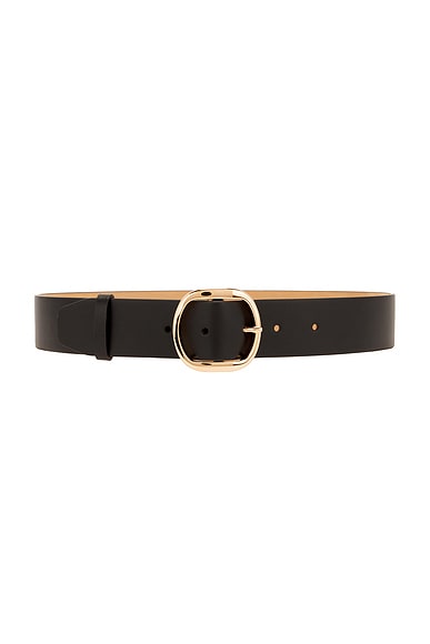 Gabriela Hearst Elster Buckle Belt in Black