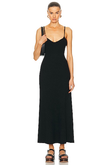 Gabriela Hearst Lightweight Cashmere Dress in Black